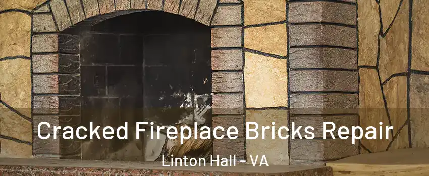  Cracked Fireplace Bricks Repair Linton Hall - VA