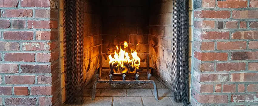 Repairing Damaged Fireplace Tiles in Linton Hall, Virginia