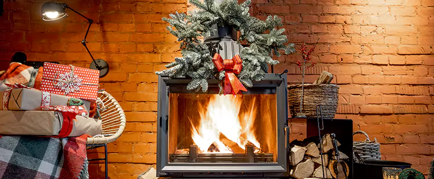 Travis Industries Linear Gas Fireplace Installation in Linton Hall, Virginia