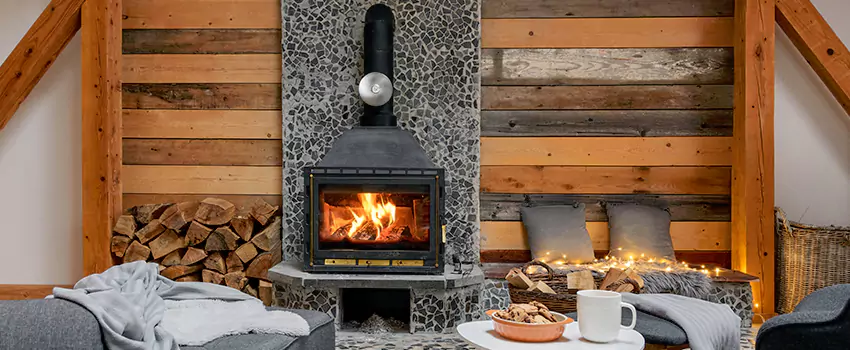 Thelin Hearth Products Direct Vent Gas Stove Fireplace Inspection in Linton Hall, Virginia